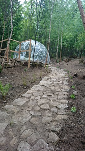 Intérieur dôme à La Geneytouse