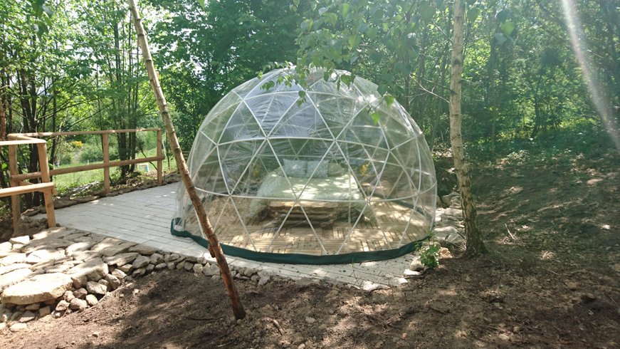 Dôme sous les Etoiles : Dôme en Limousin (Nouvelle Aquitaine) – cadre naturel Haute-Vienne