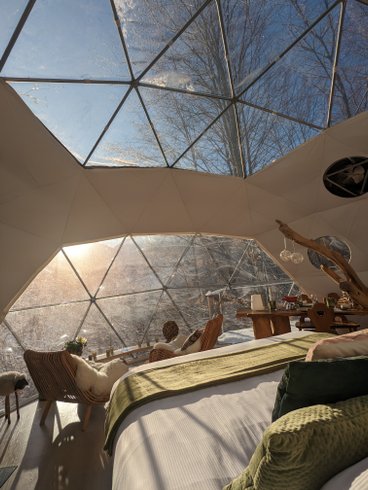 Dôme de l'eau & Demi-pension : Dôme en Rhône-Alpes (Auvergne-Rhône-Alpes) – photo 8 sur 20