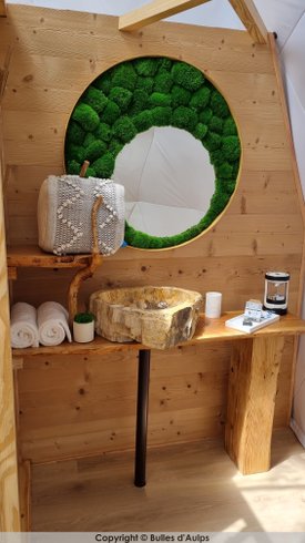 Dôme de l'eau & Demi-pension : Dôme en Rhône-Alpes (Auvergne-Rhône-Alpes) – photo 9 sur 20