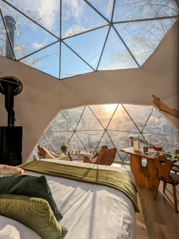 Dôme de l'eau & Demi-pension : Dôme en Rhône-Alpes (Auvergne-Rhône-Alpes) – photo 11 sur 20