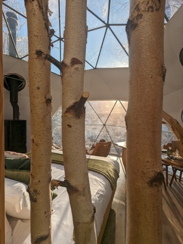 Dôme de l'eau & Demi-pension : Dôme en Rhône-Alpes (Auvergne-Rhône-Alpes) – photo 12 sur 20