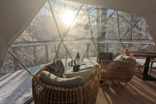 Dôme de l'eau & Demi-pension : Dôme en Rhône-Alpes (Auvergne-Rhône-Alpes) – photo 18 sur 20