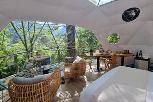 Dôme de l'eau & Demi-pension : Dôme en Rhône-Alpes (Auvergne-Rhône-Alpes) – photo 19 sur 20