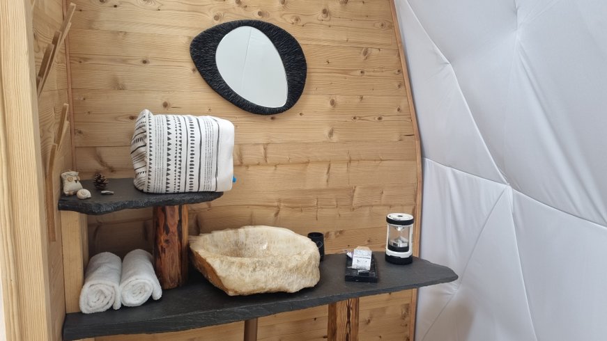 Dôme du Paradis & demi-pension : Dôme en Rhône-Alpes (Auvergne-Rhône-Alpes) – photo 6 sur 20