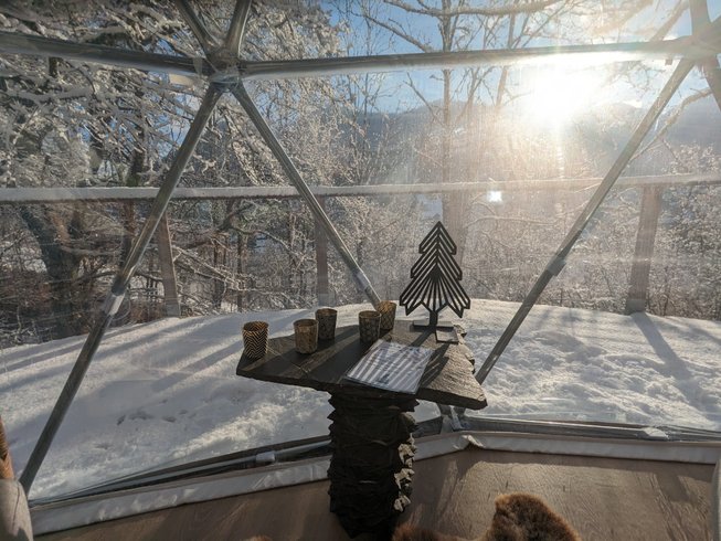 Dôme du Paradis & demi-pension : Dôme en Rhône-Alpes (Auvergne-Rhône-Alpes) – photo 12 sur 20