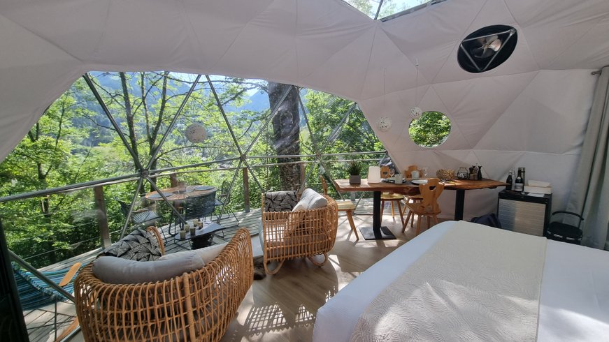 Dôme du Paradis & demi-pension : Dôme en Rhône-Alpes (Auvergne-Rhône-Alpes) – photo 14 sur 20