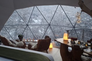 Dôme du Paradis & demi-pension : Dôme en Rhône-Alpes (Auvergne-Rhône-Alpes) – photo 19 sur 20