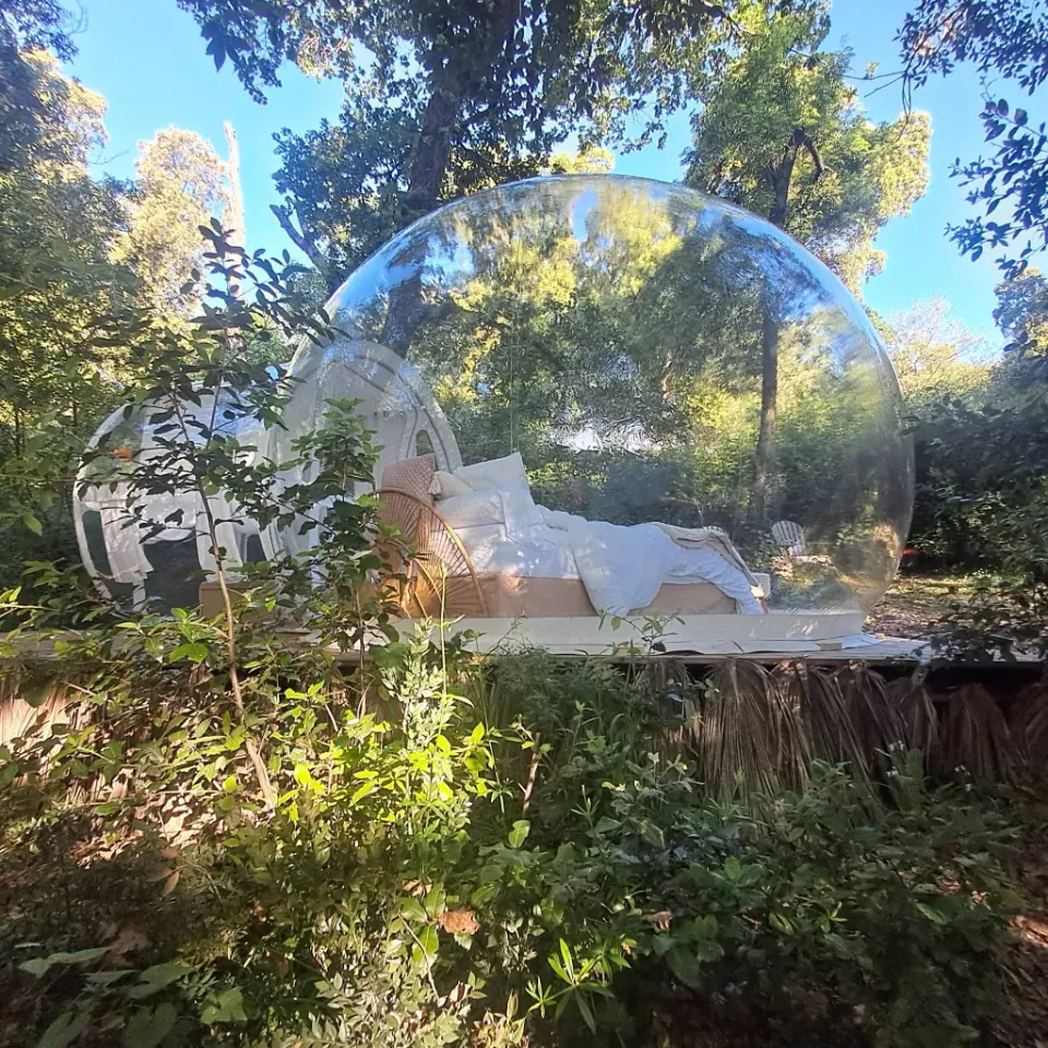 Chambre bulle sous les étoiles à Cervione