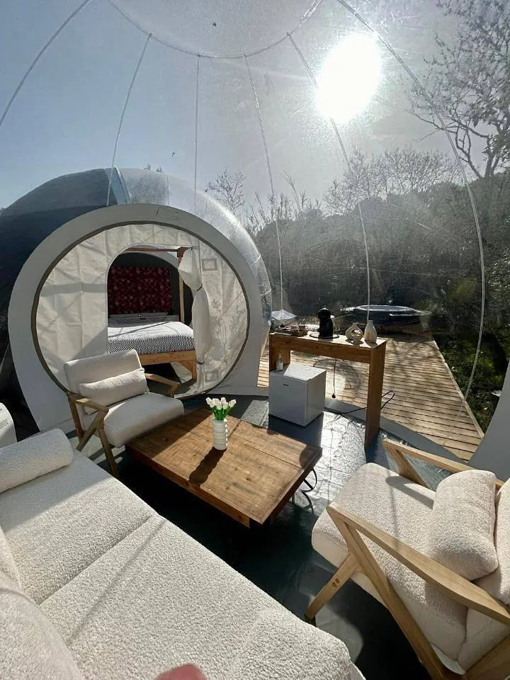 Les Bulles Nîmoises - Bulles transparentes avec jacuzzi et sauna (Nîmes, Gard) - photo 9 sur 9