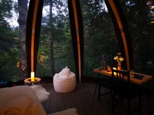 Chambre bulle sous les étoiles à Cier-de-Luchon