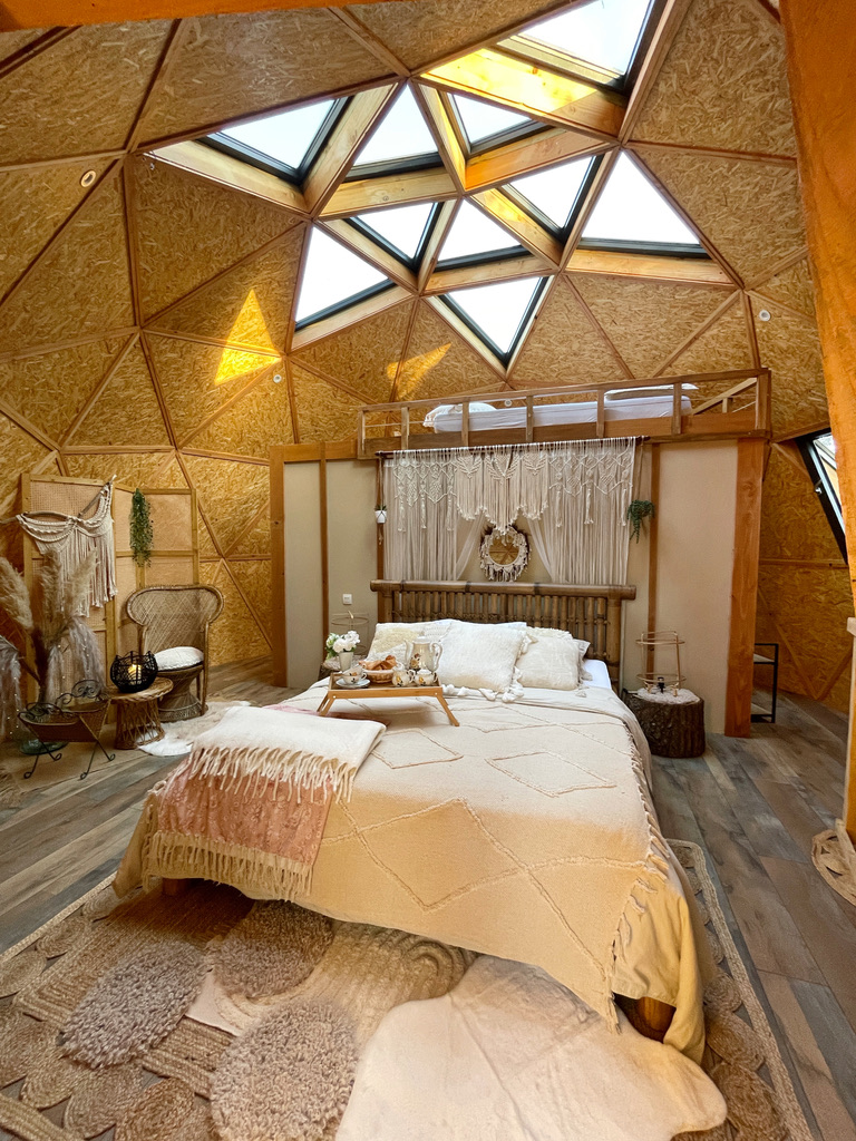 Chambre dôme sous les étoiles à Cerisy-la-Forêt