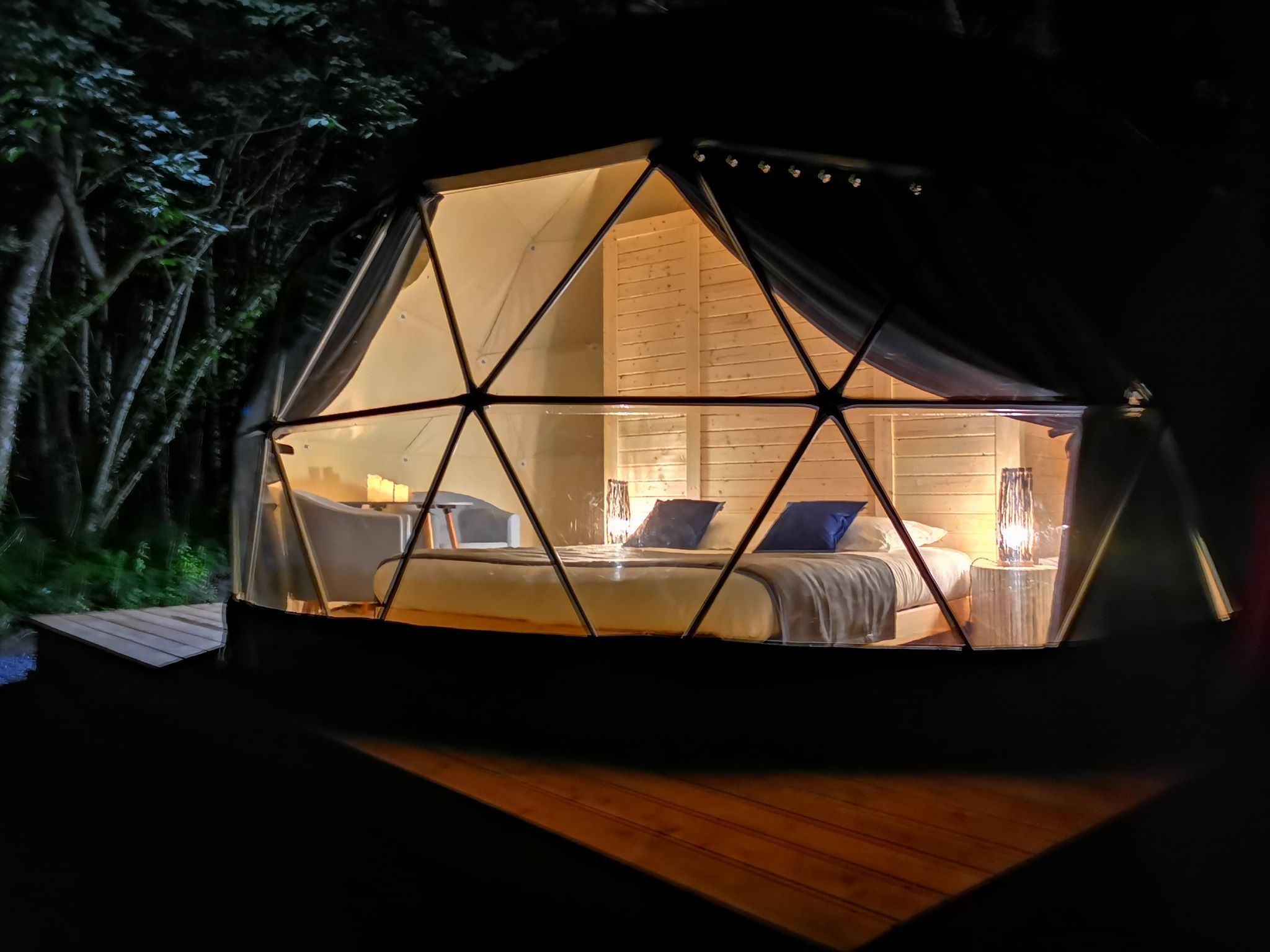 Intérieur dôme à Lugaignac