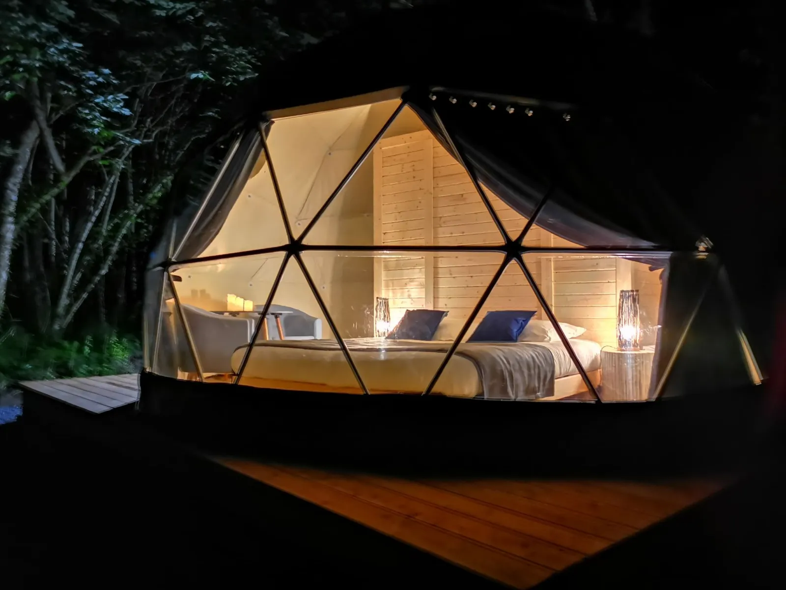 Intérieur dôme à Lugaignac