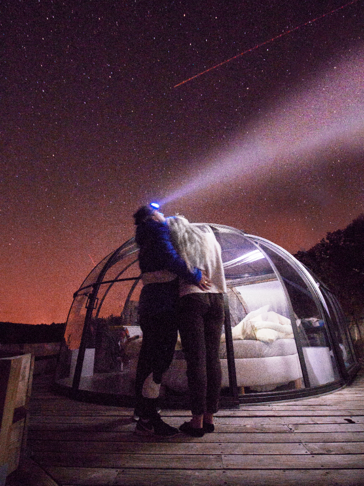 Les gouttes d'eau – vue extérieure