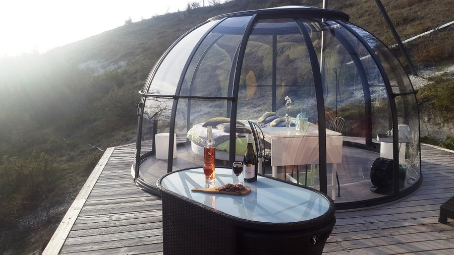 Dôme Confort : Dôme en Midi-Pyrénées (Occitanie) – vue extérieure