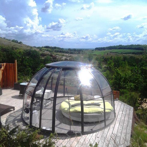 Dôme Confort : Dôme en Midi-Pyrénées (Occitanie) – cadre naturel Tarn-et-Garonne