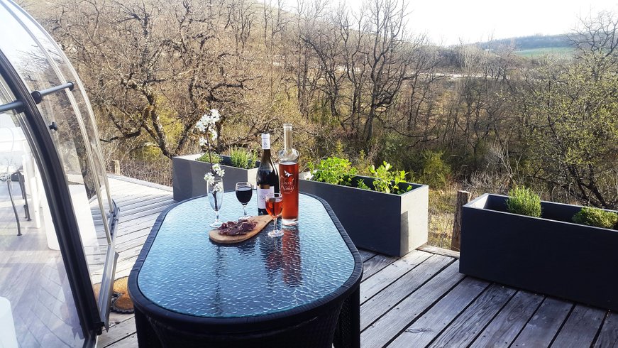 Chambre dôme sous les étoiles à Labastide De Penne
