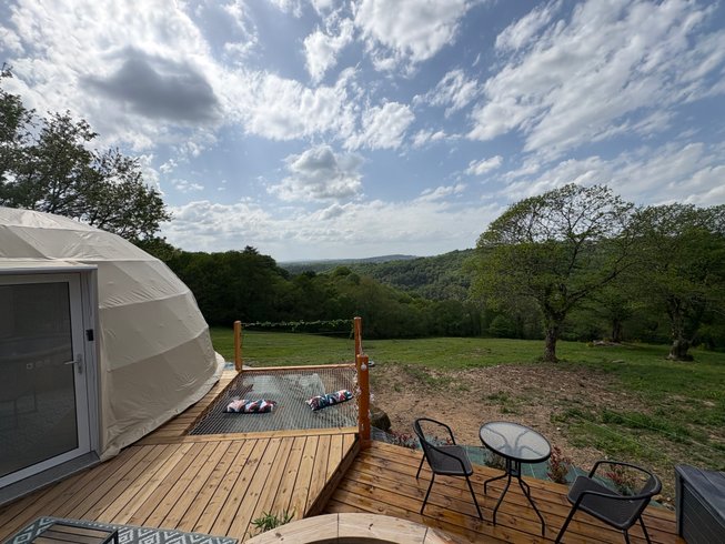 Chambre dôme sous les étoiles à Figeac