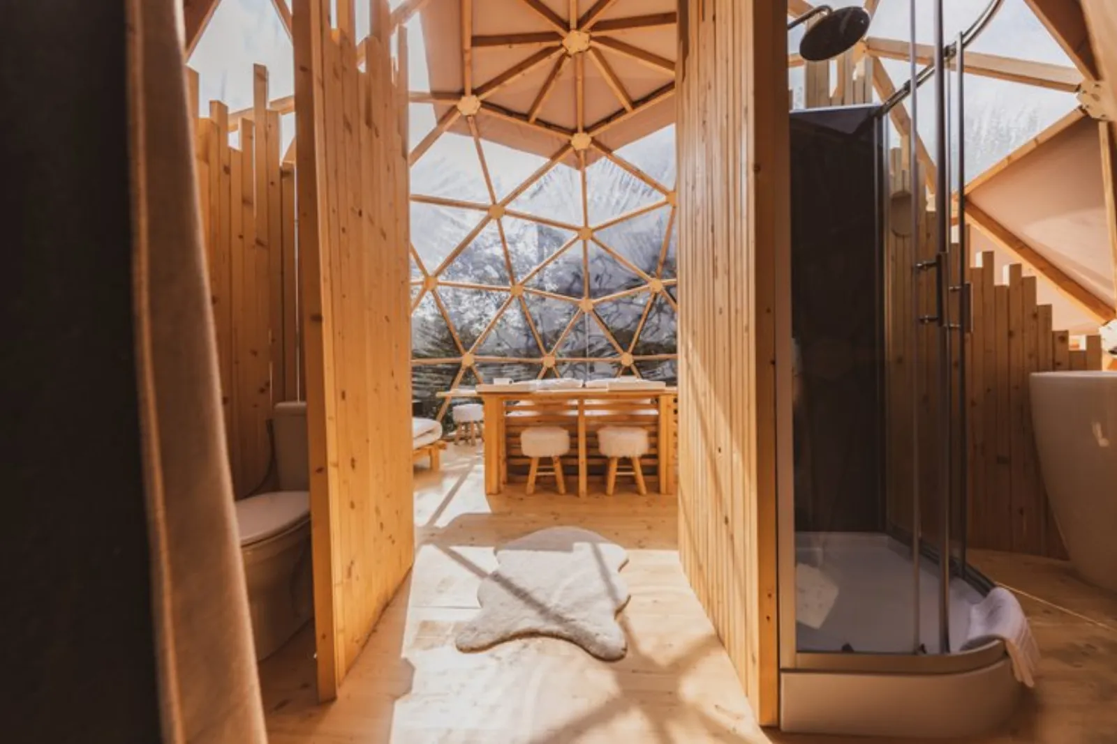 Chambre dôme sous les étoiles à Andelarrot