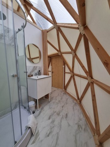 Chambre dôme sous les étoiles à Andelarrot