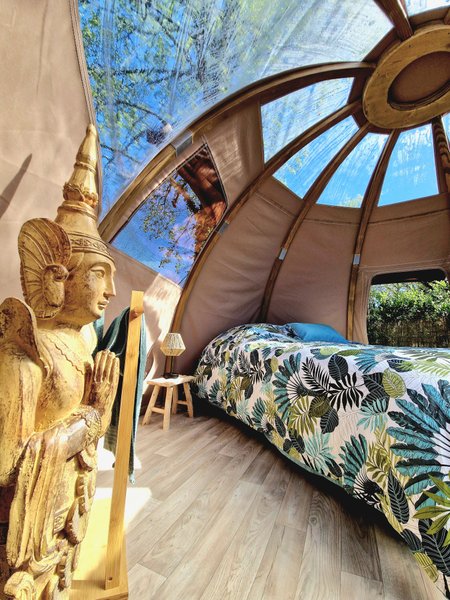 Dôme Saturne & Spa : Dôme en Aquitaine (Nouvelle Aquitaine) – vue extérieure