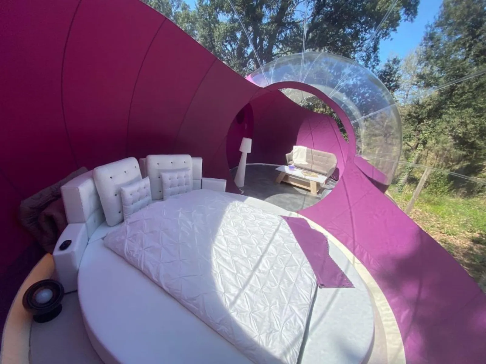 Intérieur bulle à Vinça