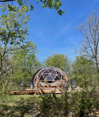 Intérieur dôme à Septfonds