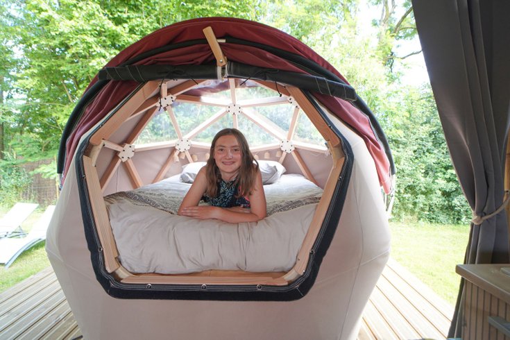 Le dodôme sous son gazebo & Spa : Dôme en Bourgogne (Bourgogne-Franche-Comté) – photo 8 sur 31