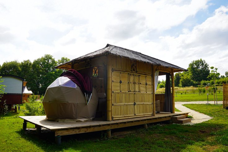 Le dodôme sous son gazebo & Spa : Dôme en Bourgogne (Bourgogne-Franche-Comté) – photo 15 sur 31