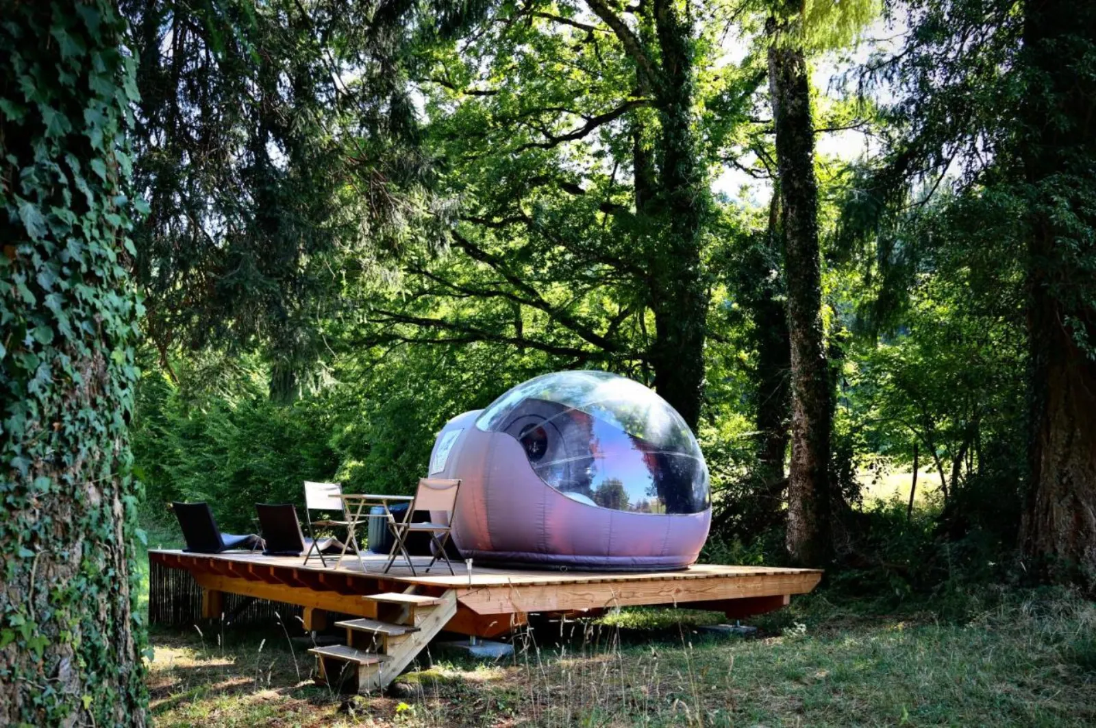 Monchateau étoilé, hébergement insolite avec Spa - vue extérieure