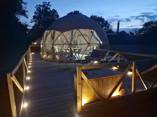 Le Grand Dôme et son bain nordique : Dôme en Rhône-Alpes (Auvergne-Rhône-Alpes) – photo 11 sur 20