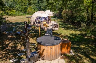 Le Grand Dôme et son bain nordique : Dôme en Rhône-Alpes (Auvergne-Rhône-Alpes) – photo 19 sur 20