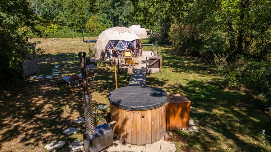 Intérieur dôme à Biziat