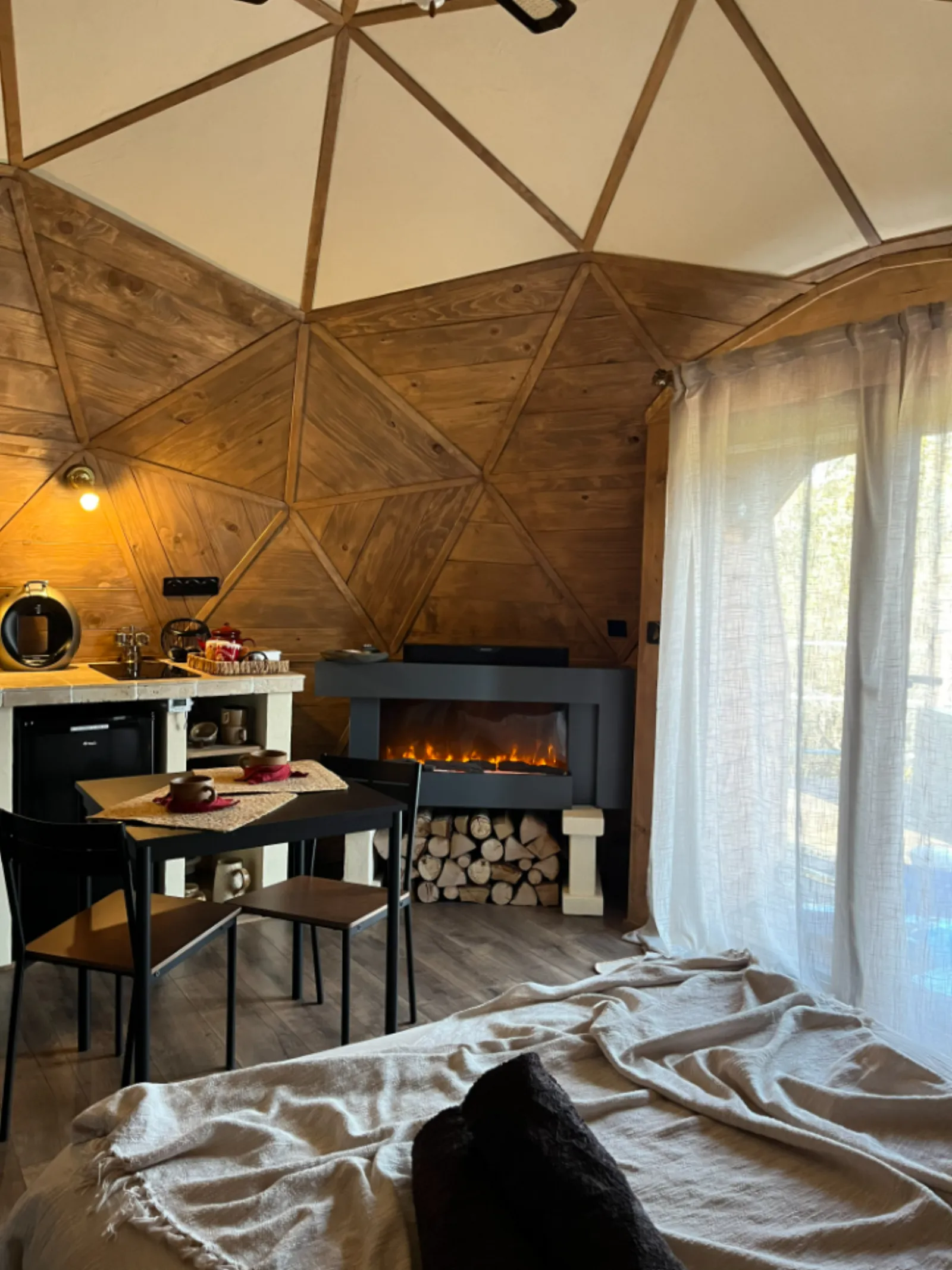 Nuit insolite dans un dôme en bois - photo 13 sur 22