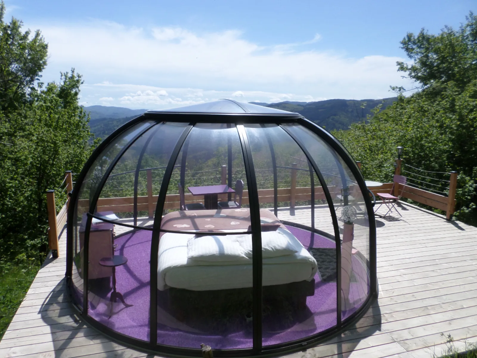 Nuits D'y Cîmes : Hébergements insolites, Bulle et Spa Ardèche, Auvergne Rhône Alpes - photo 18 sur 21