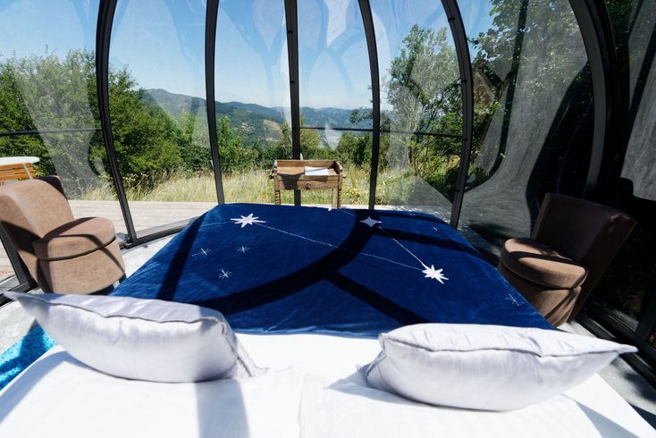 Intérieur dôme à Jaunac