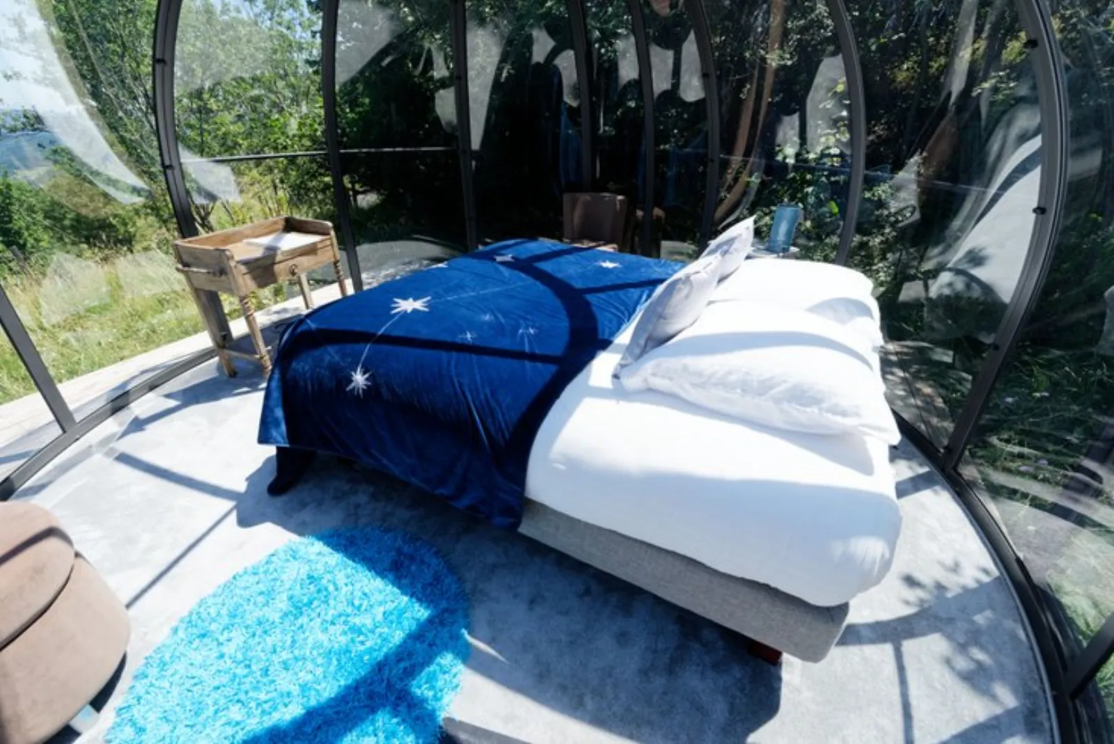 Chambre dôme sous les étoiles à Jaunac
