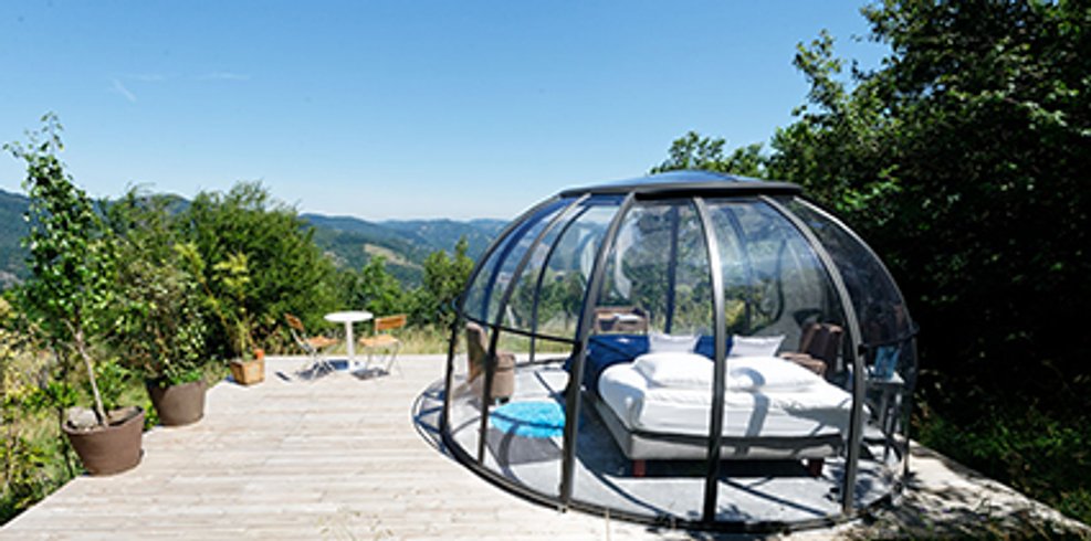 Dôme Céleste, accès piscine & SPA : Dôme en Rhône-Alpes (Auvergne-Rhône-Alpes) – photo 6 sur 24