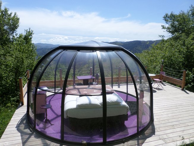 Dôme Romance, accès piscine & SPA : Dôme en Rhône-Alpes (Auvergne-Rhône-Alpes) – photo 11 sur 25