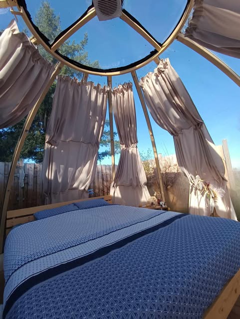 Chambre bulle sous les étoiles à Mazinghien