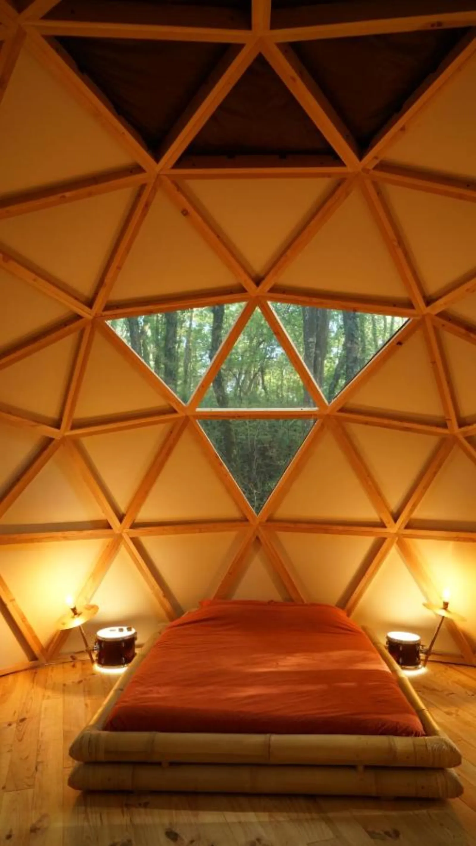Chambre bulle sous les étoiles à Parmilieu