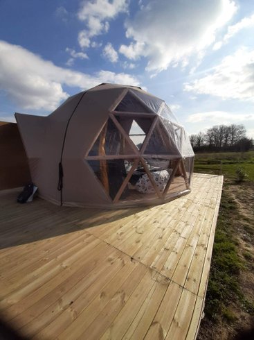 Intérieur dôme à Bannay