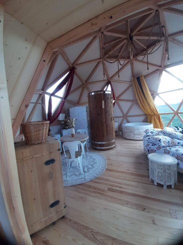 Ô dôme divin & Balnéo : Dôme en Centre (Centre-Val de Loire) – cadre naturel Cher