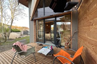 Dôme toile et bois - pour une nuit 