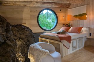 Dôme toile et bois - pour une nuit 