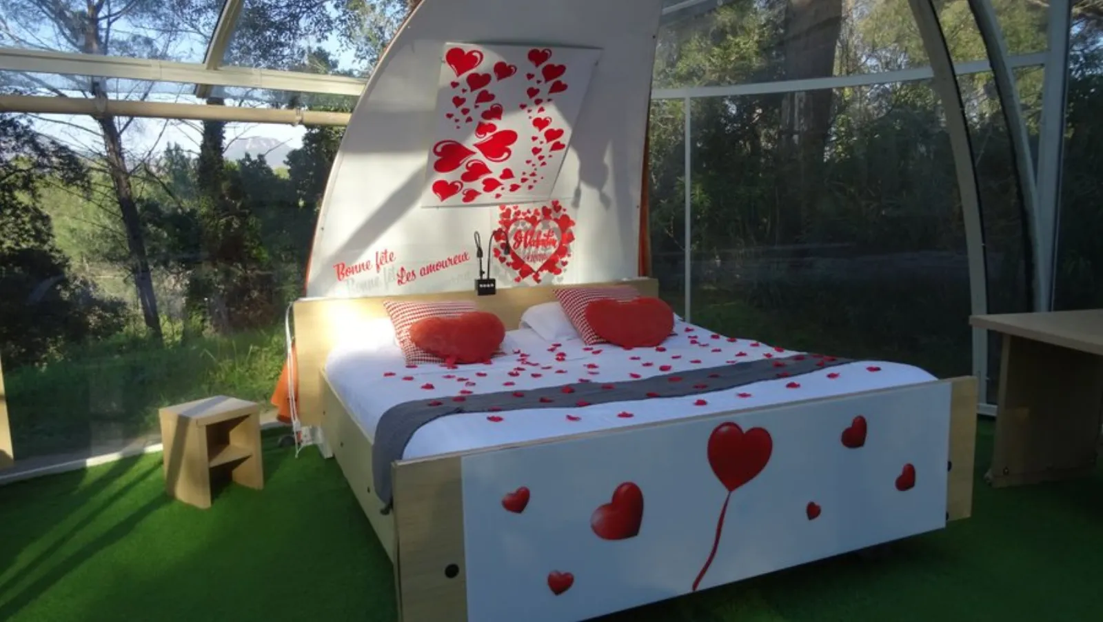 Intérieur bulle à Roquebrune-Sur-Argens