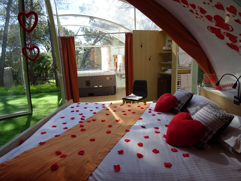 Bulle Spa sous les Pins : Bulle en Provence-Alpes-Côte d'Azur – cadre naturel Var