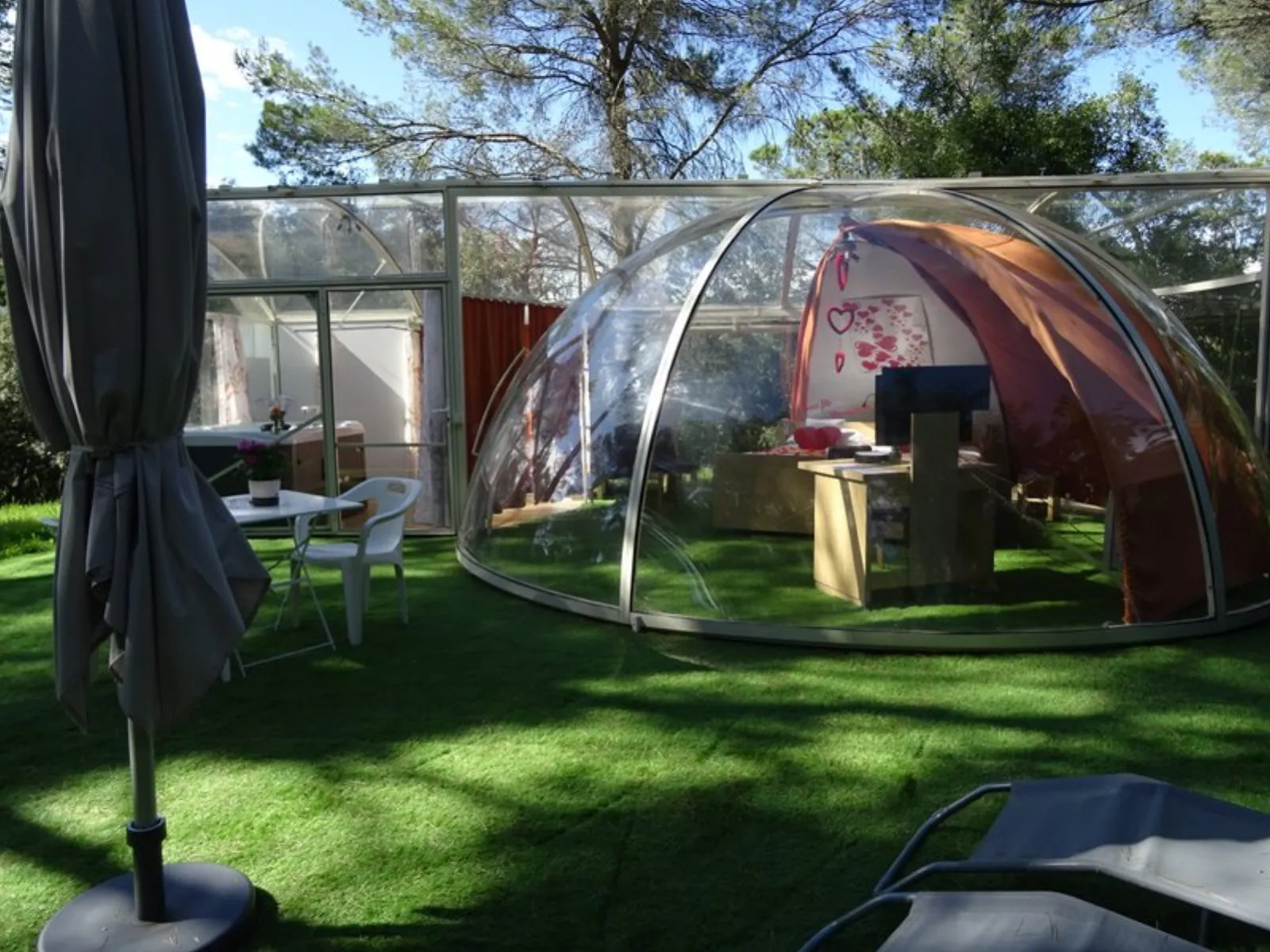 Bulle Spa sous les Pins : Bulle en Provence-Alpes-Côte d'Azur - photo 15 sur 26