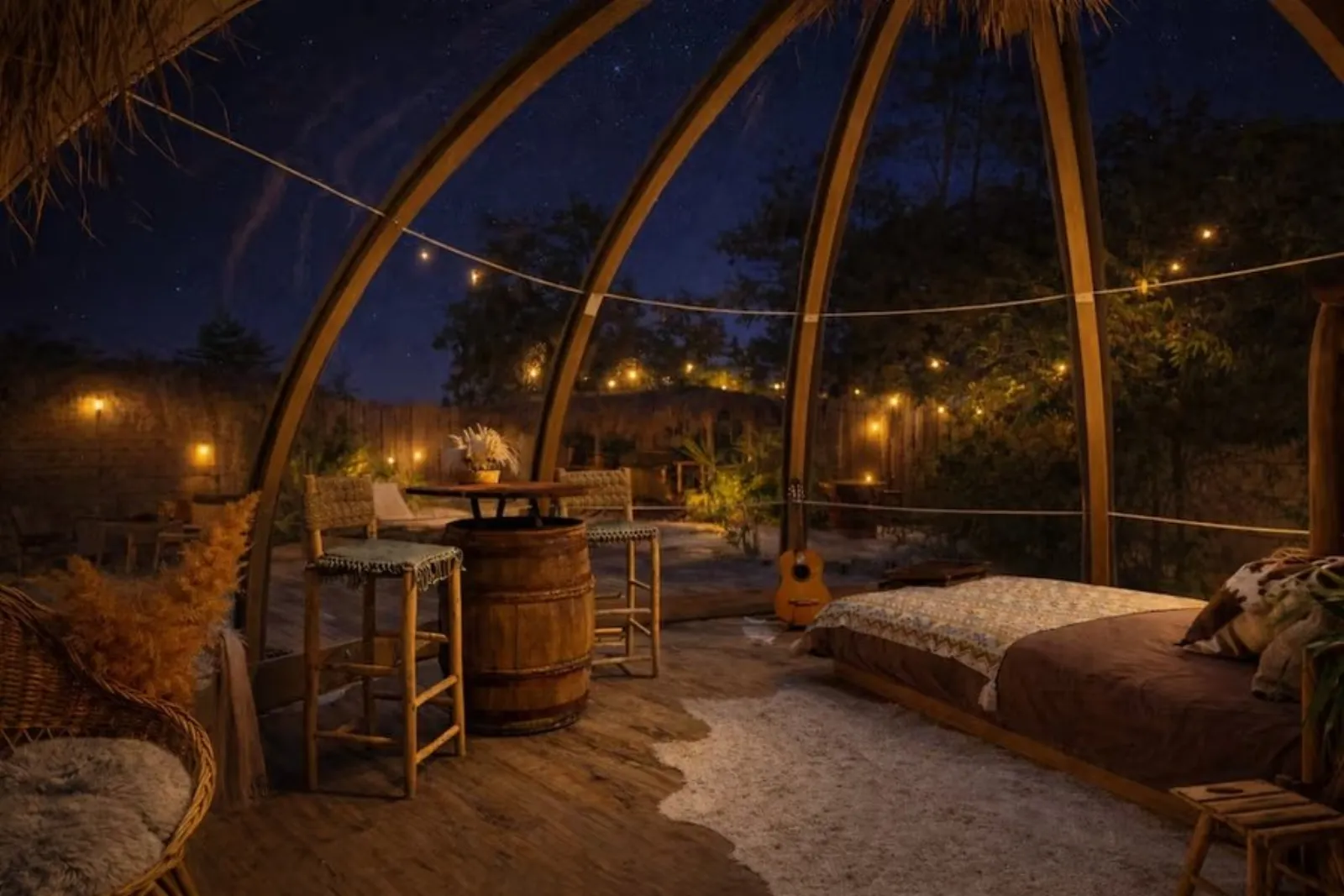 BOHO LODGE & Spa : Bulle en Rhône-Alpes (Auvergne-Rhône-Alpes) - bulle à Lagnieu, Ain